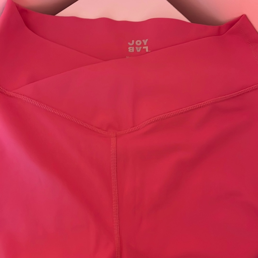 Hot pink biker shorts